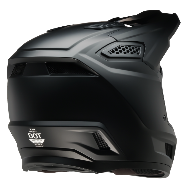 Z1R Dirt Maxx Adult Full-Face Off-Road Helmet – Black & White