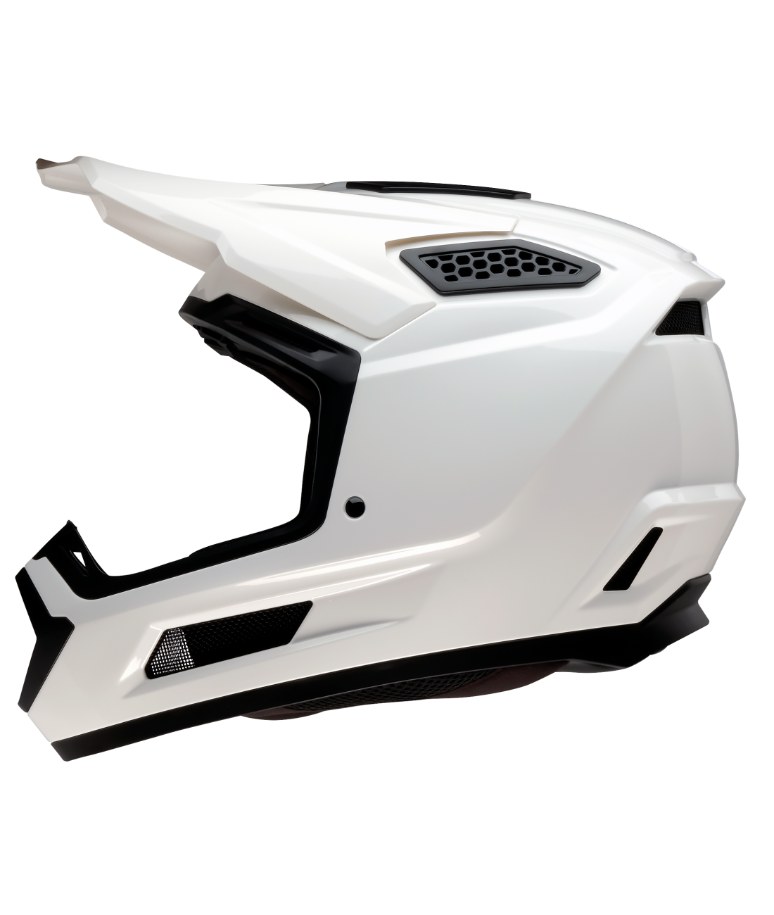 Z1R Dirt Maxx Adult Full-Face Off-Road Helmet – Black & White