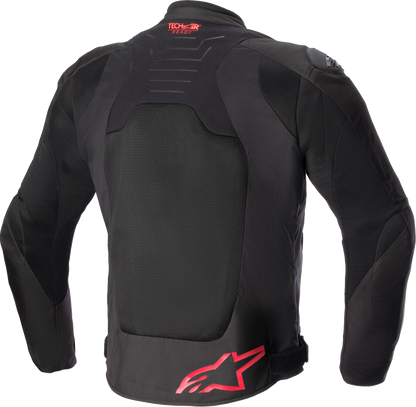 Alpinestars SMX Air jacket in black and red, size XL, featuring breathable fabric and protective padding for motorcycle riding.