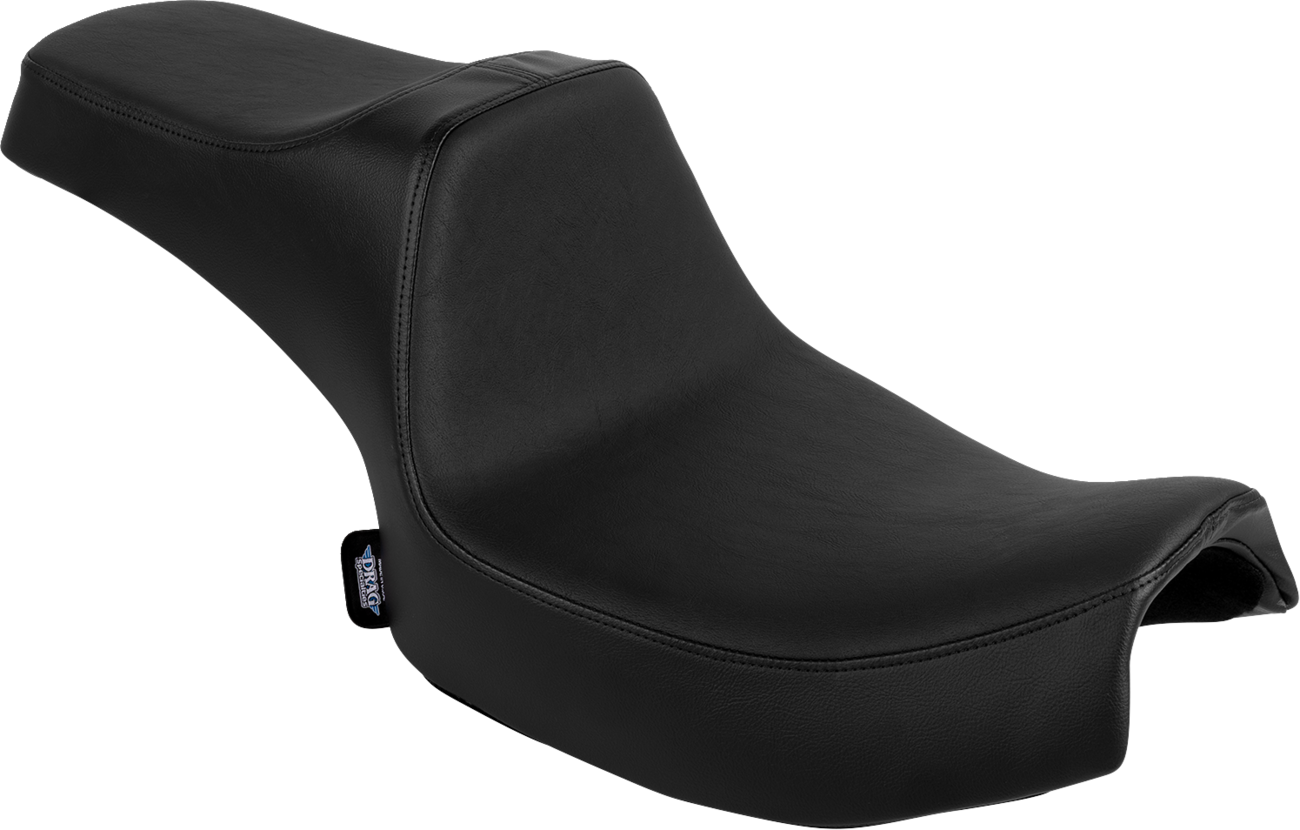 Drag Specialties Predator III 2-up seat for Chieftain and Challenger, vinyl with smooth finish, shown on motorcycle.