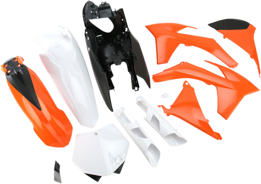 ACERBIS Full Replacement Body Kit - OEM '11 Orange/Black/White 2205272882 - Howling Moto