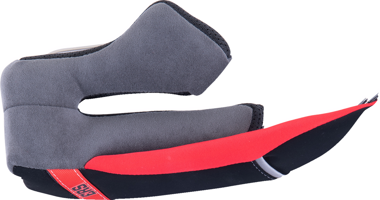 Alpinestars Supertech R10 motorcycle helmet cheek pads, 15mm thickness, in black with branding details visible.