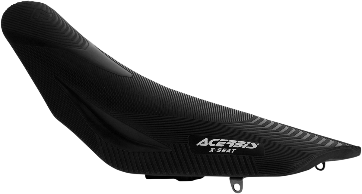 Black Acerbis X Seat for YZ 250/450 models 2015-2018, motorcycle body part, designed for YZ dirt bikes.