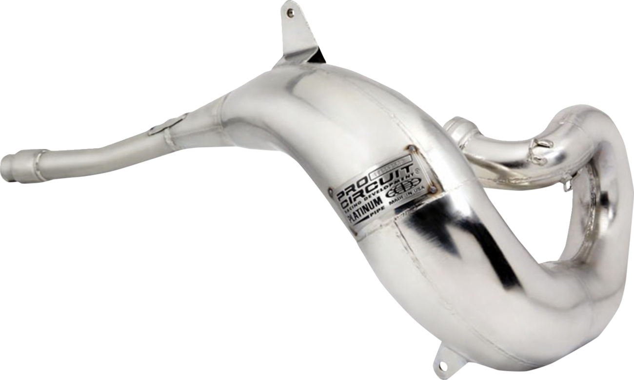 PRO CIRCUIT Platinum Pipe Exhaust for Beta motorcycle, featuring durable electroless nickel plating and high-quality steel construction.