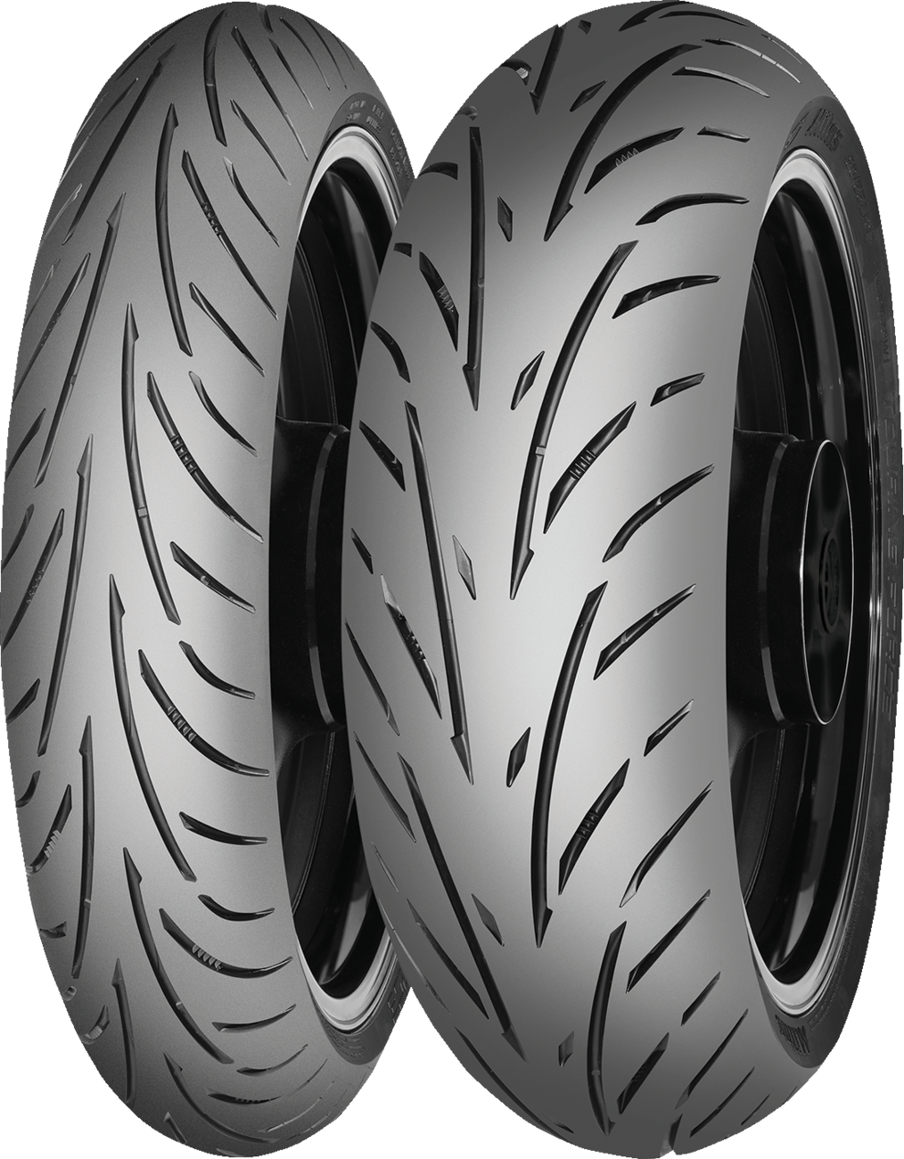 MITAS Touring Force rear motorcycle tire 190/50ZR17 (73W) with all-round performance for touring and sport riding.