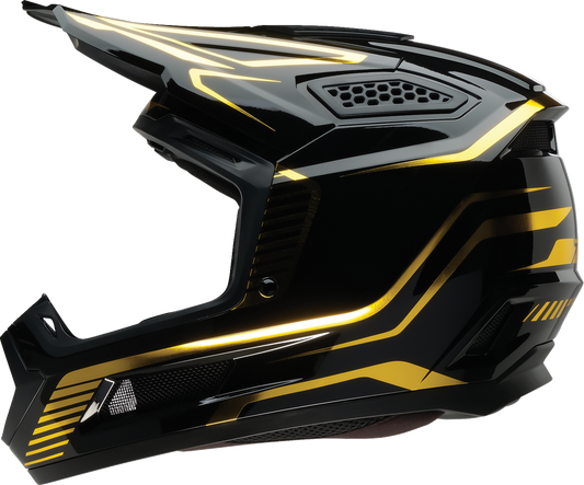 Z1R Dirt Maxx Helmet Monogram Black/Gold Small - Model 0110-9738