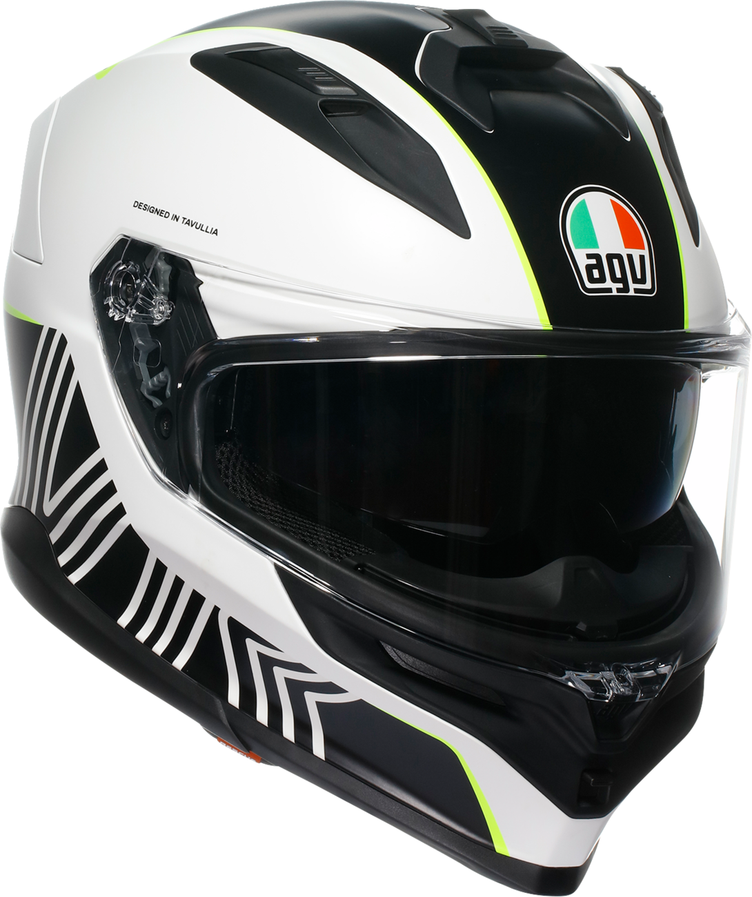 AGV K7 Super 46 motorcycle helmet in 2XL with aerodynamic design, integrated spoiler, and advanced ventilation system.