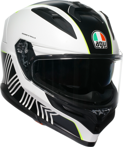AGV K7 Super 46 motorcycle helmet in 2XL with aerodynamic design, integrated spoiler, and advanced ventilation system.