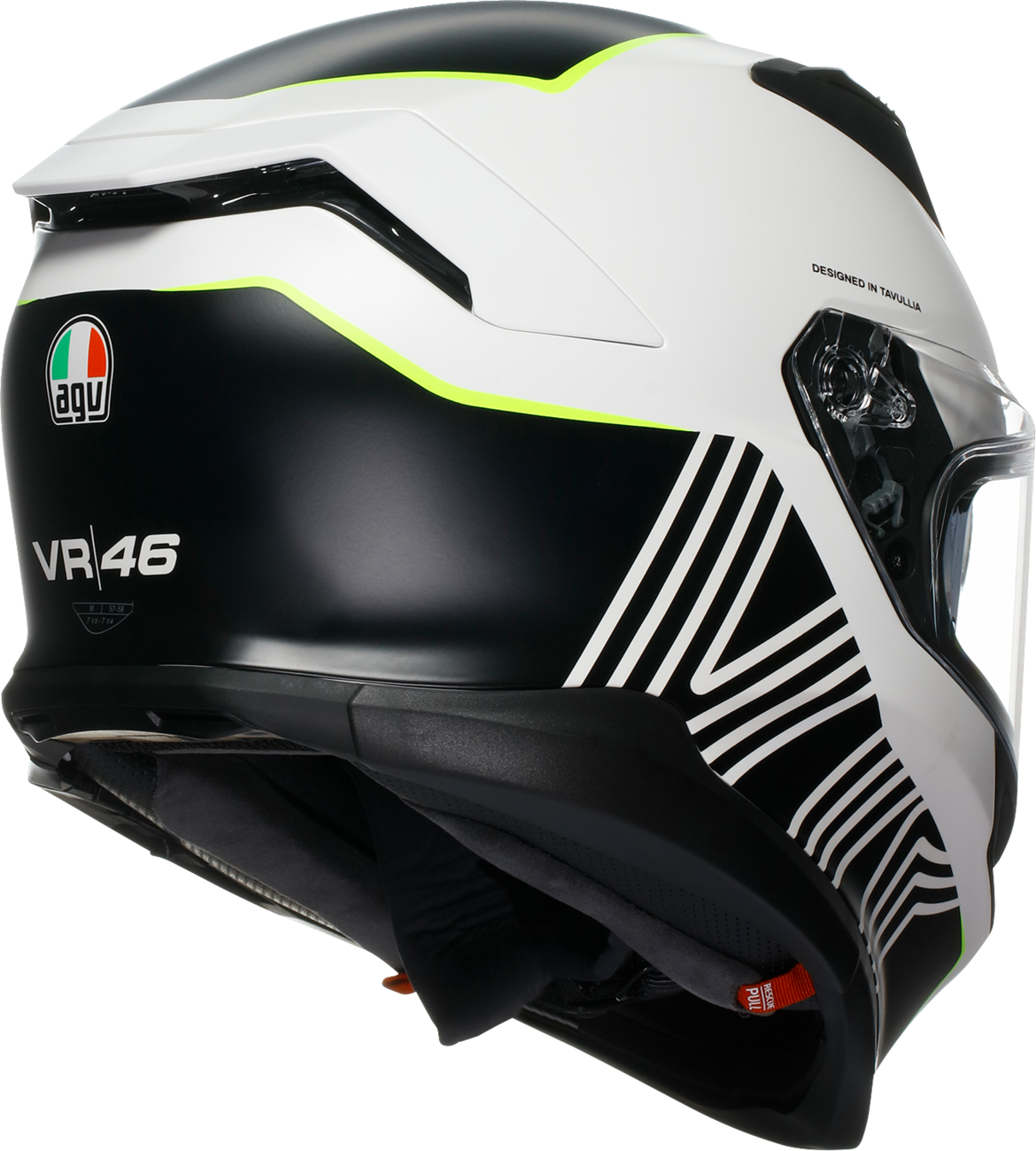 AGV K7 Super 46 motorcycle helmet in 2XL with aerodynamic design, integrated spoiler, and advanced ventilation system.