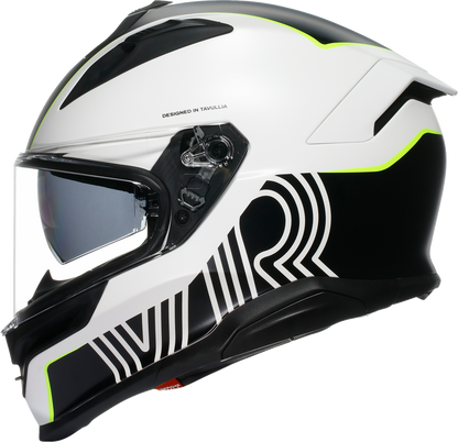 AGV K7 Super 46 motorcycle helmet in 2XL with aerodynamic design, integrated spoiler, and advanced ventilation system.