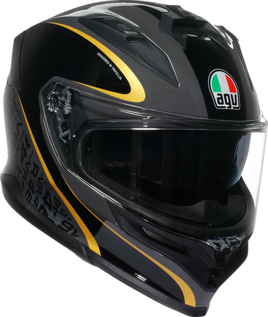 AGV K7 Flow motorcycle helmet in medium with aerodynamic design, Pinlock MaxVision visor, and removable interior padding.