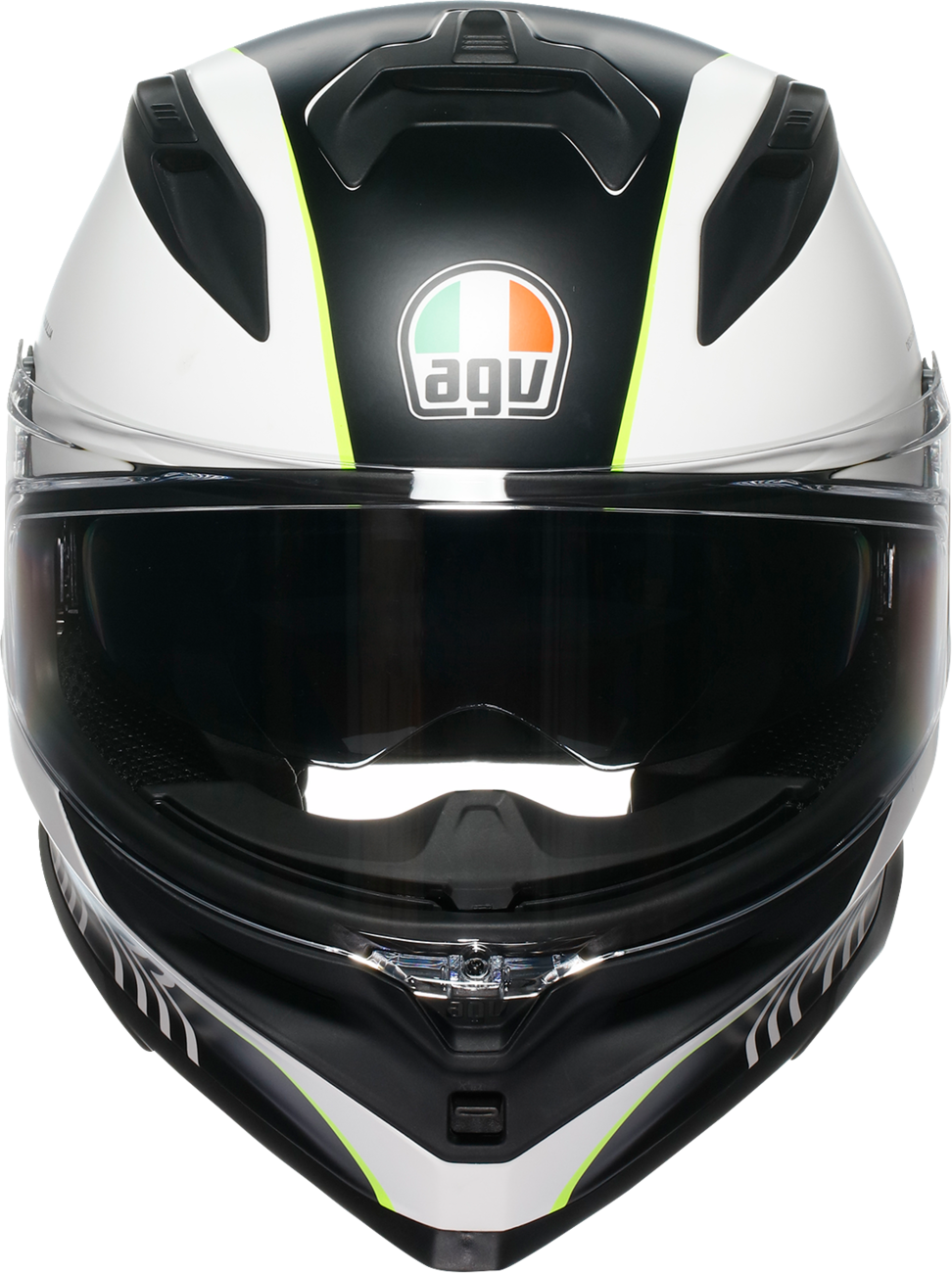 AGV K7 Super 46 motorcycle helmet in 2XL with aerodynamic design, integrated spoiler, and advanced ventilation system.