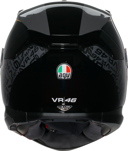 AGV K7 Flow medium motorcycle helmet with aerodynamic design, Pinlock MaxVision visor, and removable interior padding.
