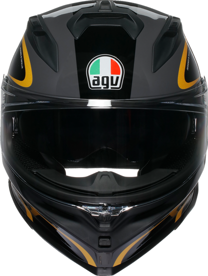 AGV K7 Flow motorcycle helmet in medium with aerodynamic design, Pinlock MaxVision visor, and removable interior padding.