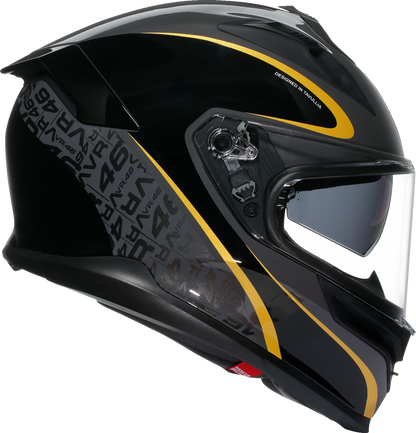 AGV K7 helmet Flow 46 XL with advanced ventilation and aerodynamic design for motorcycle riders, featuring a sleek, aerodynamic shell.