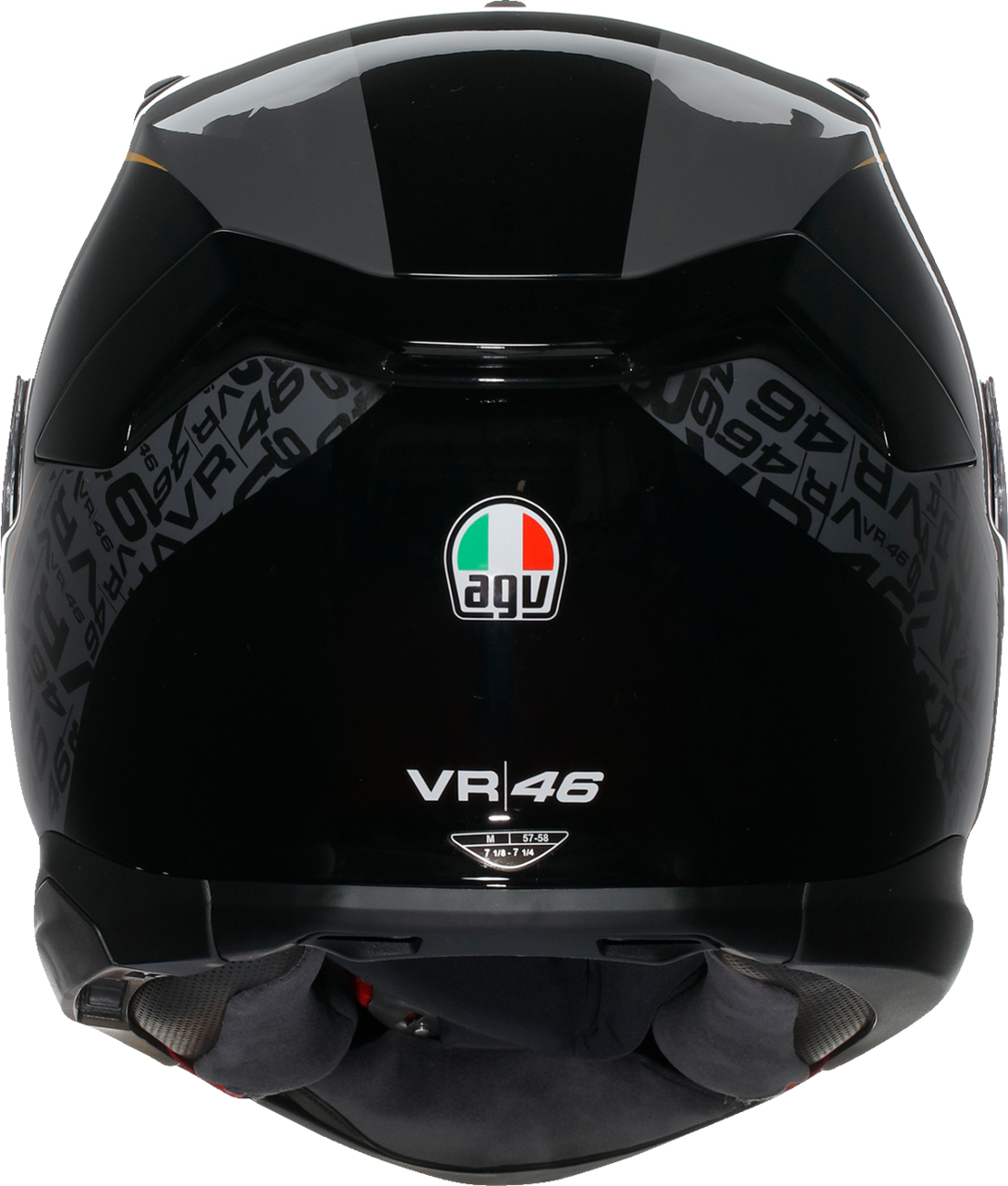 AGV K7 Flow 46 XL motorcycle helmet with advanced ventilation and aerodynamic design, featuring a sleek black finish.