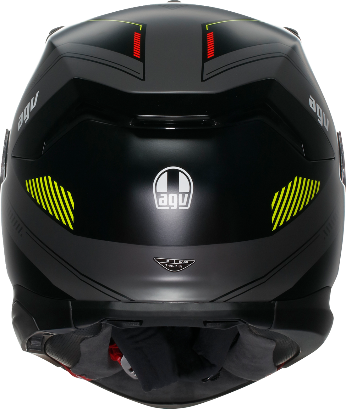 AGV K7 helmet in matte gray and yellow fluo, 2XL size, featuring aerodynamic design and advanced safety features for optimal protection.