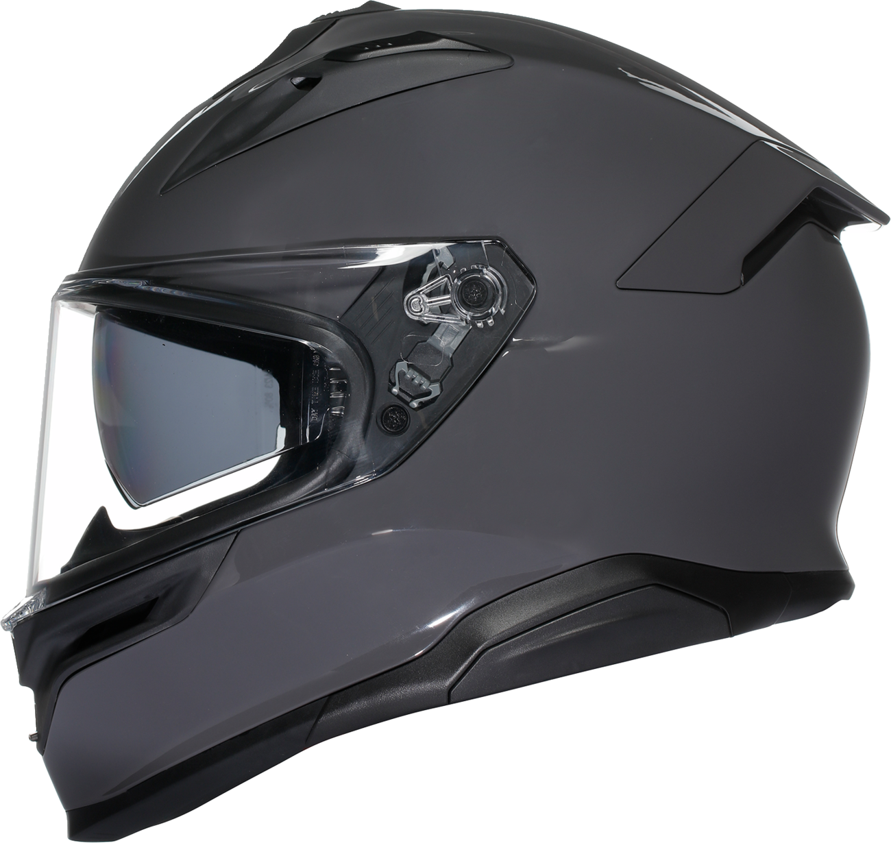 AGV K7 Mono Evo gray motorcycle helmet in XL size with sleek design and clear visor, designed for high-performance riding.