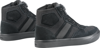 ICON Dog Days Boots in US 9 with genuine leather, D30® ankle inserts, and BOA® lacing system, designed for durable workwear.