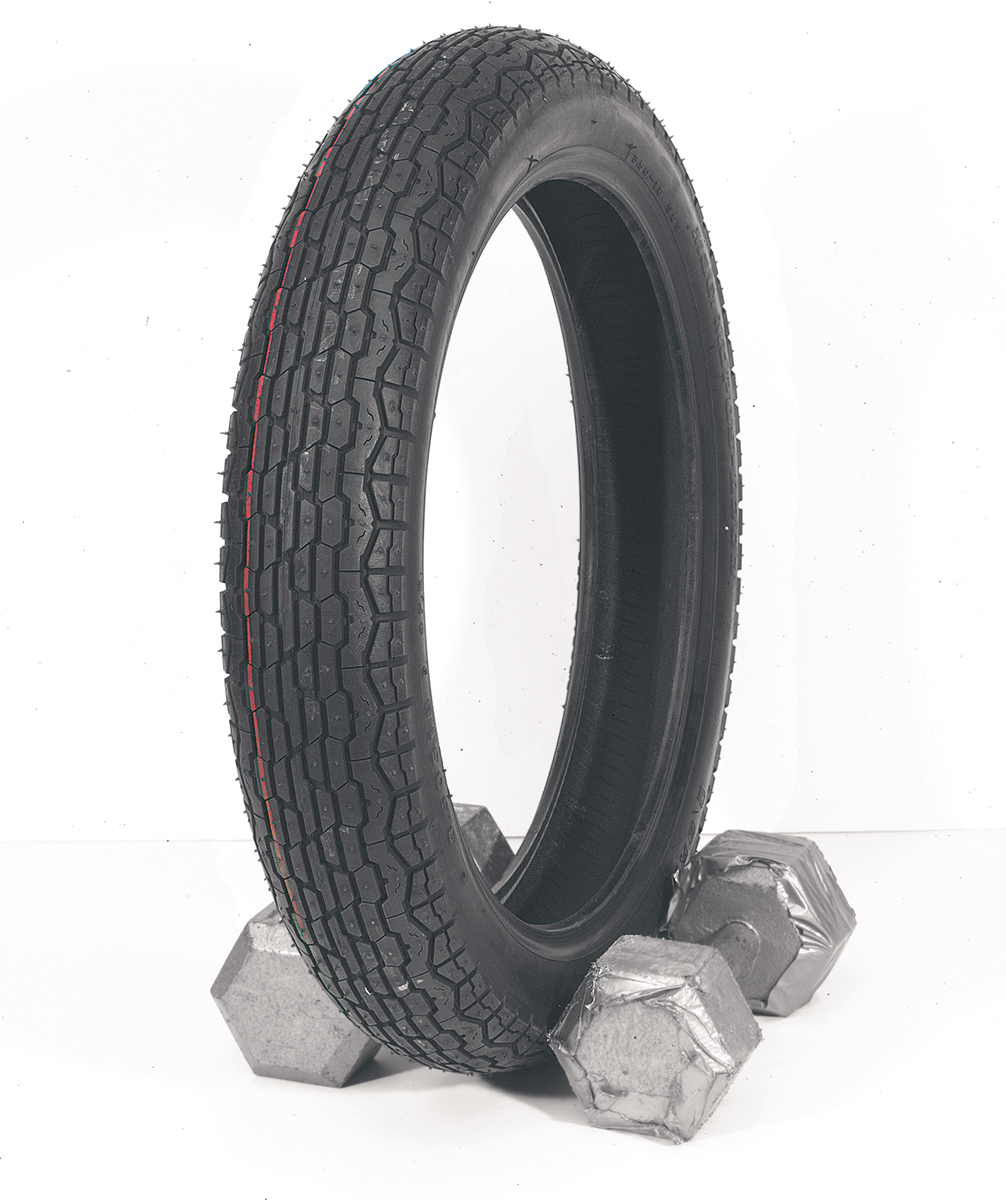 Bridgestone Exedra L303 front motorcycle tire 3.00-18 with 47P load index and part number 68888, showing tread pattern and sidewall details.