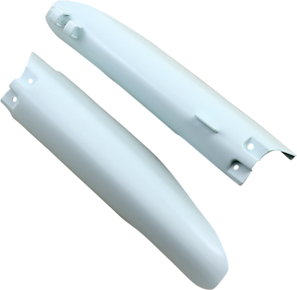 ACERBIS Lower Fork Covers - White RM 125/250 1999-2003 2115020002 - Howling Moto