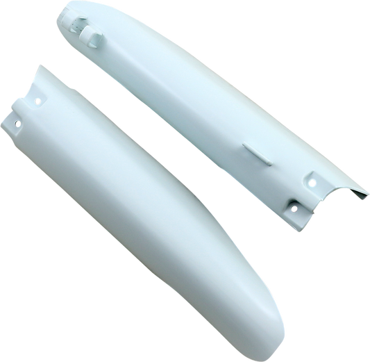 ACERBIS Lower Fork Covers - White RM 125/250 1999-2003 2115020002 - Howling Moto