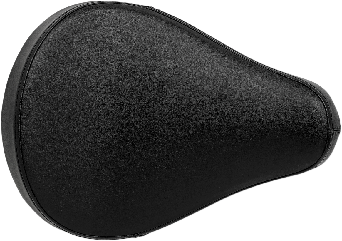 Black BILTWELL Midline Seat, smooth finish, motorcycle seat with sleek design from Bill's Exhausts.