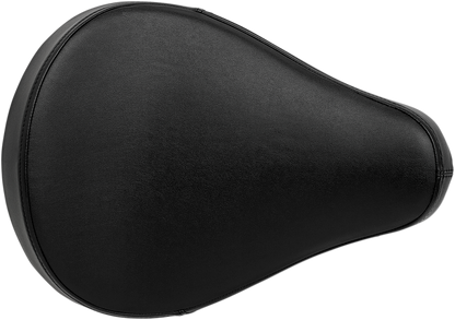 Black BILTWELL Midline Seat, smooth finish, motorcycle seat with sleek design from Bill's Exhausts.