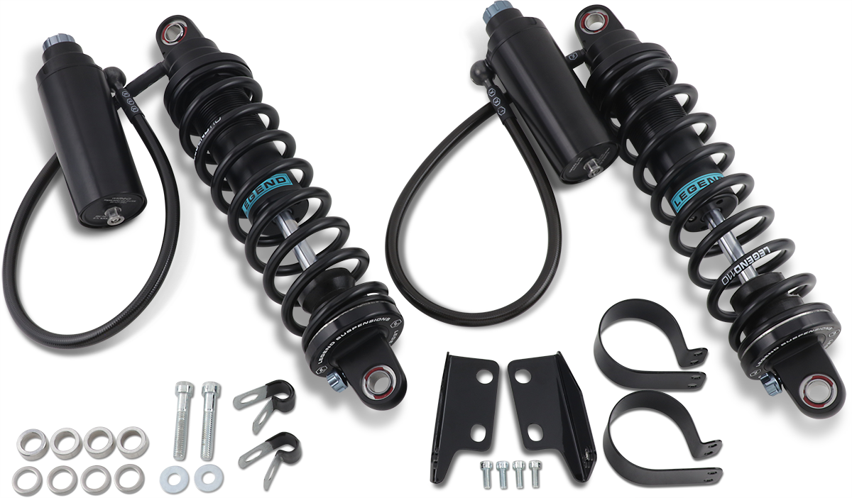 LEGEND SUSPENSION, Legend Suspension Revo ARC Remote Reservoir Shocks - 13 Inch - Black by Legend Suspension (Part No. 1310-1886)