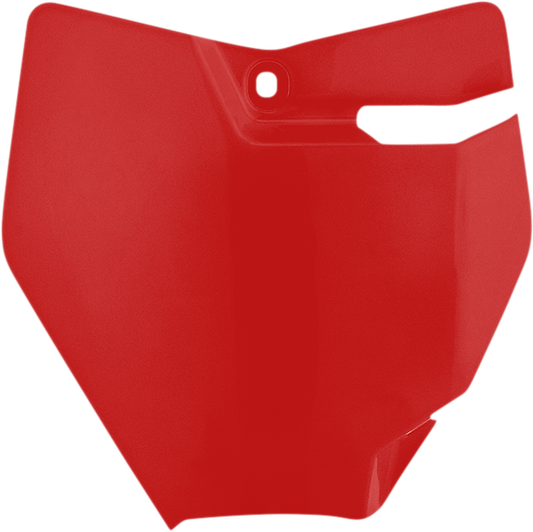 ACERBIS Front Number Plate - Red 2449400004 - Howling Moto