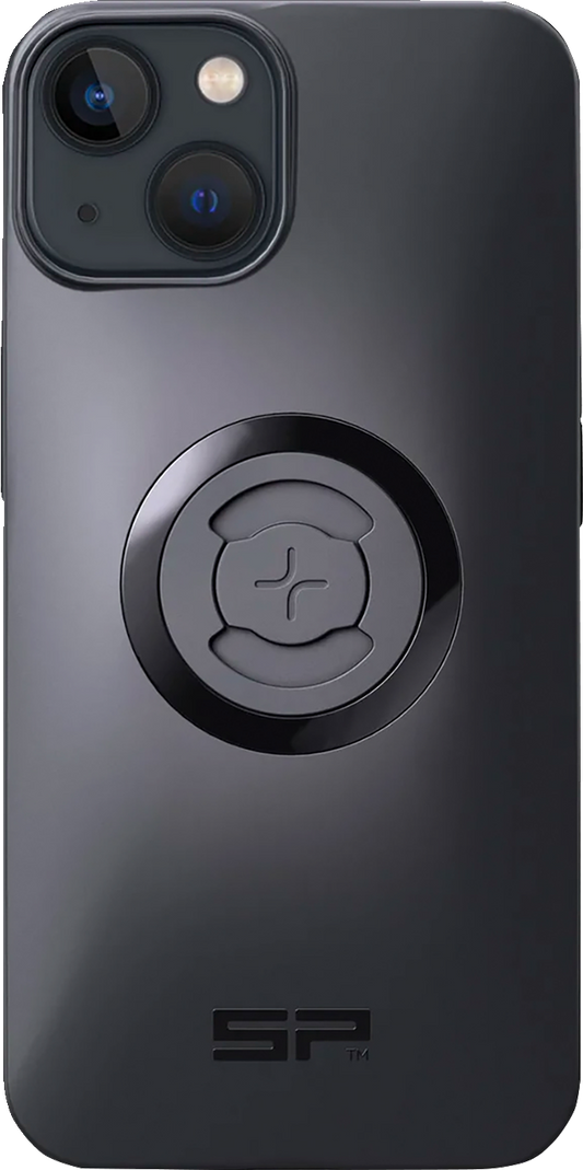 SP CONNECT SPC+ phone case for iPhone 13/14 by Bill's Exhausts, black protective cover with textured surface.