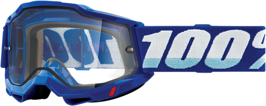 100% Accuri 2 Enduro Goggles - Blue - Clear 50015-00002 - Howling Moto