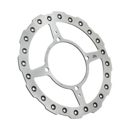 JT Braking JTD2117SC01 front brake rotor for off-road vehicles, showing the metal disc with ventilated design and mounting holes.