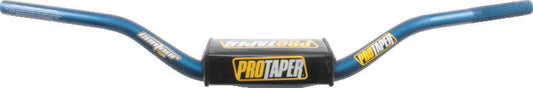 Blue ProTaper Contour Windham Handlebar, lightweight motorcycle handlebar with ergonomic design for enhanced control.