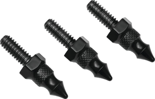 Kuryakyn windshield mount spikes for 1996-2013 FLH touring models, 1/4-20 x 5/8 inch motorcycle accessory hardware