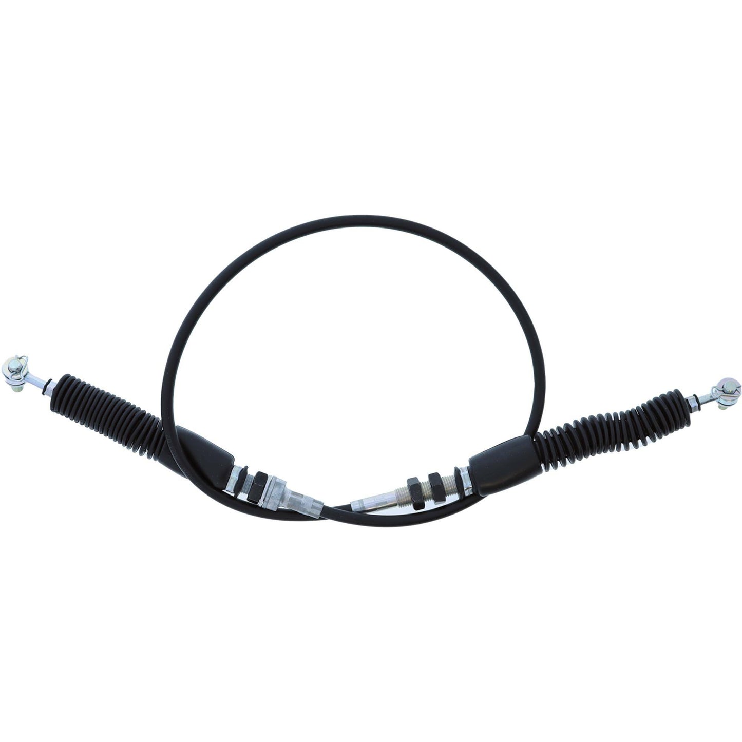 ALL BALLS utility ATV shift cable with heavy-duty push-pull design and UV-resistant components, shown in close-up.