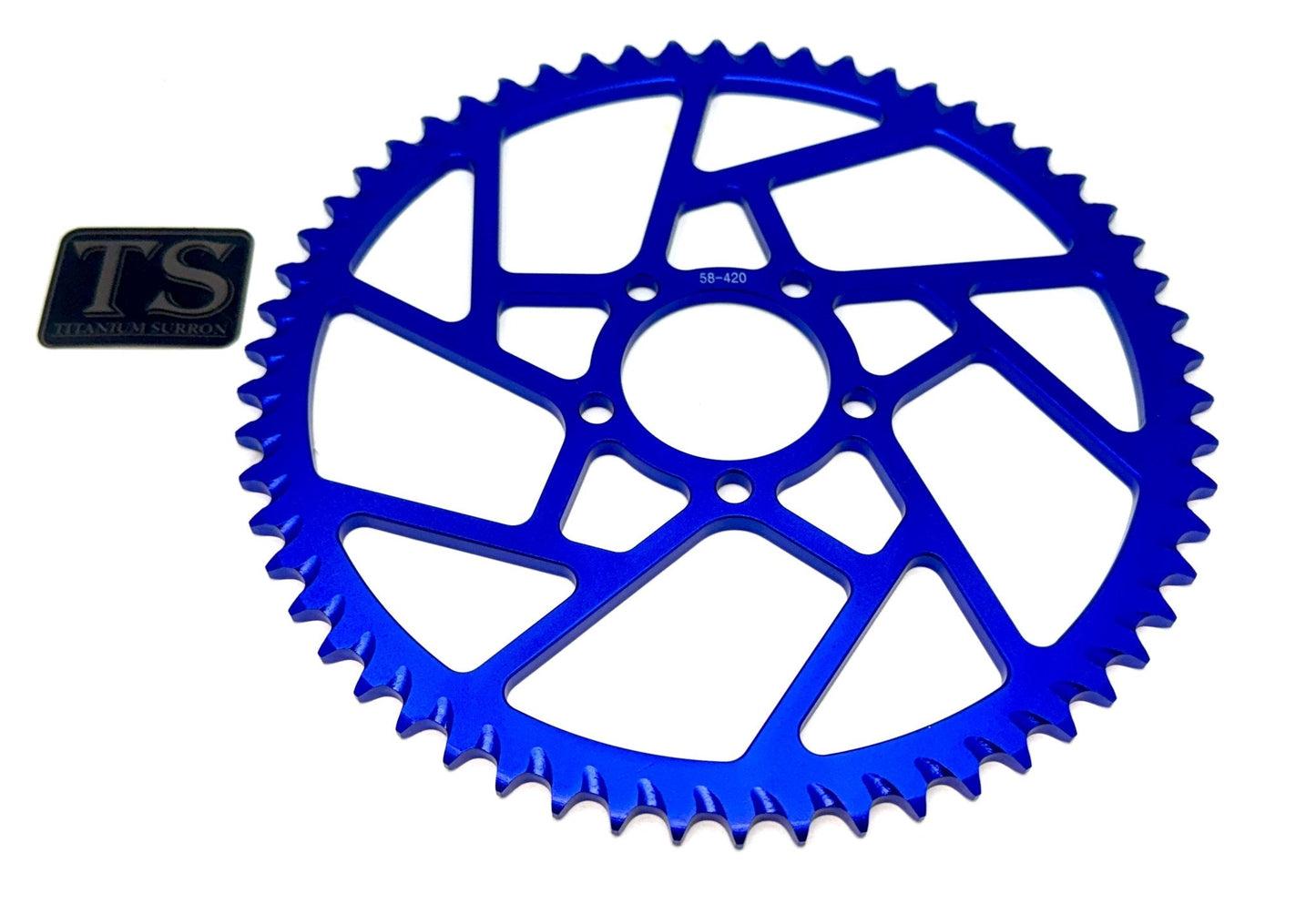 58 Tooth Hardened Aluminum 420 Sprocket for E-moto - Howling Moto
