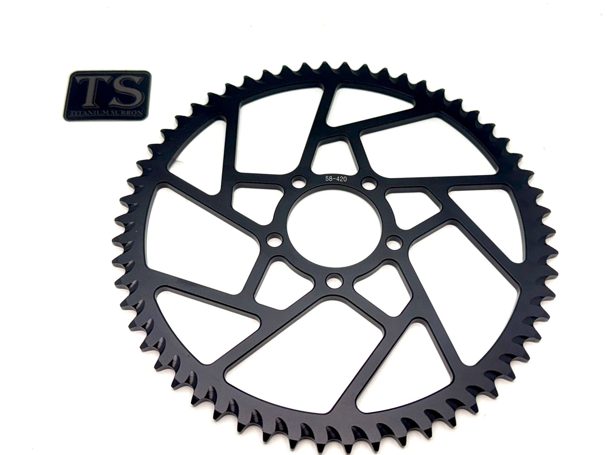 58 Tooth Hardened Aluminum 420 Sprocket for E-moto - Howling Moto