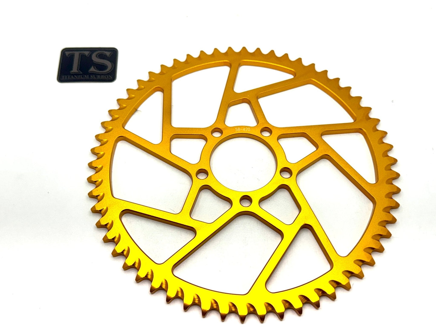 58 Tooth Hardened Aluminum 420 Sprocket for E-moto - Howling Moto