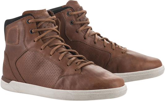 Alpinestars J-Cult brown shoes in US 11.5, featuring a sleek design and durable materials, suitable for casual wear.
