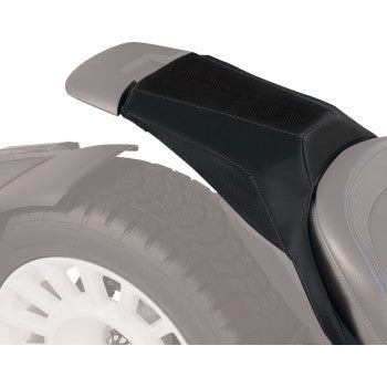 Can-Am Ryker SHOW CHROME Max Mount Cover in black stitched finish, designed for Can-Am Ryker H40-403CBK by Bill's Exhausts