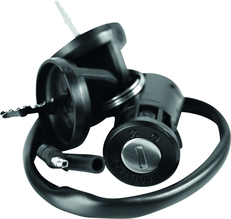 QuadBoss ignition switch for Honda TRX300EX Sportrax, model #403255, showing the key and switch assembly on a neutral background.