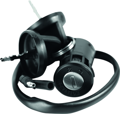 QuadBoss ignition switch for Honda TRX300EX Sportrax, model #403255, showing the key and switch assembly on a neutral background.