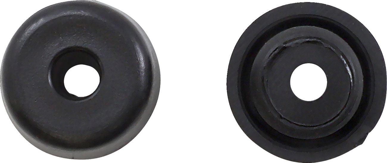 Acerbis black side panels for YZ 125/250 2022-2023 motocross bikes, shown on a motorcycle body.