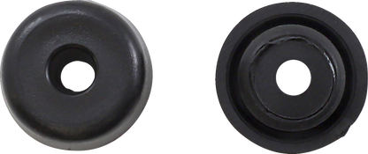 Acerbis black side panels for YZ 125/250 2022-2023 motocross bikes, shown on a motorcycle body.