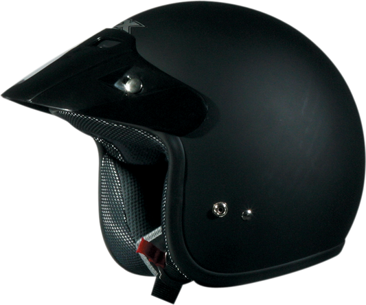 Bill's Exhausts AFX FX-75 matte black helmet in 2XL size, front view showcasing sleek design and matte finish.
