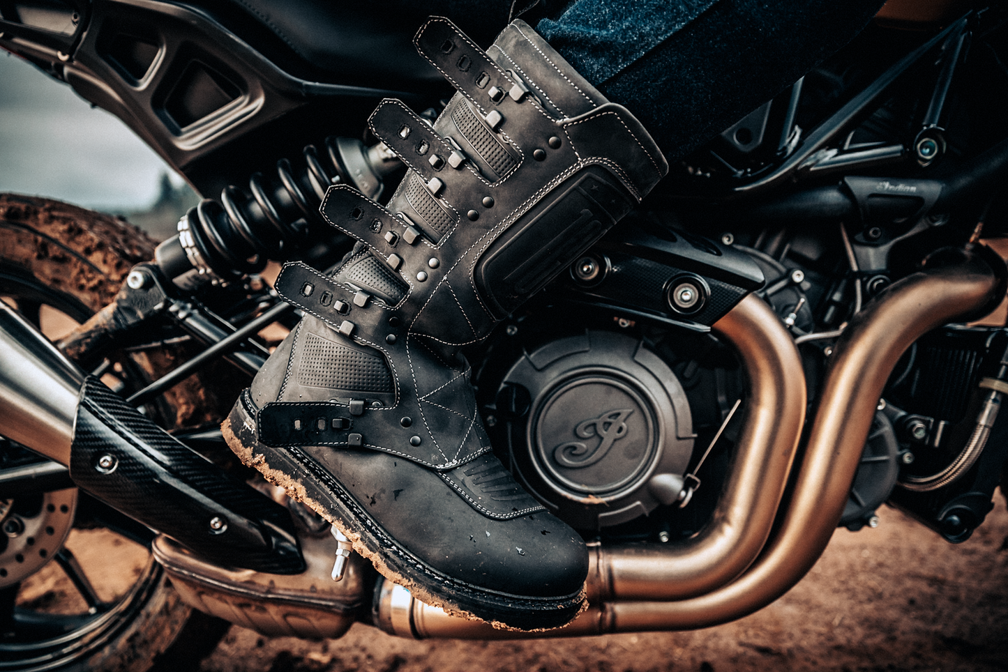 Black ICON Elsinore 2™ CE boots in size 11 with rugged leather and sturdy sole, designed for durability and style.