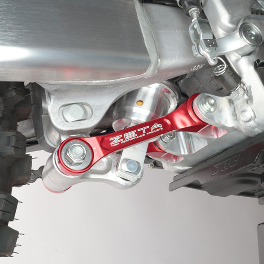 ZETA, ZETA Adjustable Lowering Link Hon Red - Part Number ZE56-01042