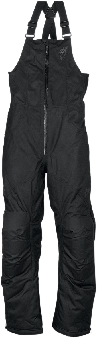 Black ARCTIVA Women's Pivot Bib in 2XL by Bill's Exhausts, featuring adjustable straps and waterproof fabric for outdoor activities.