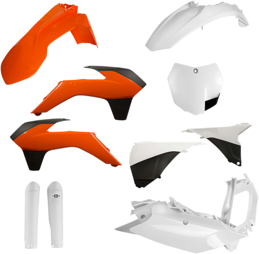 ACERBIS Full Replacement Body Kit - OEM Orange/White/Black 2403095135 - Howling Moto